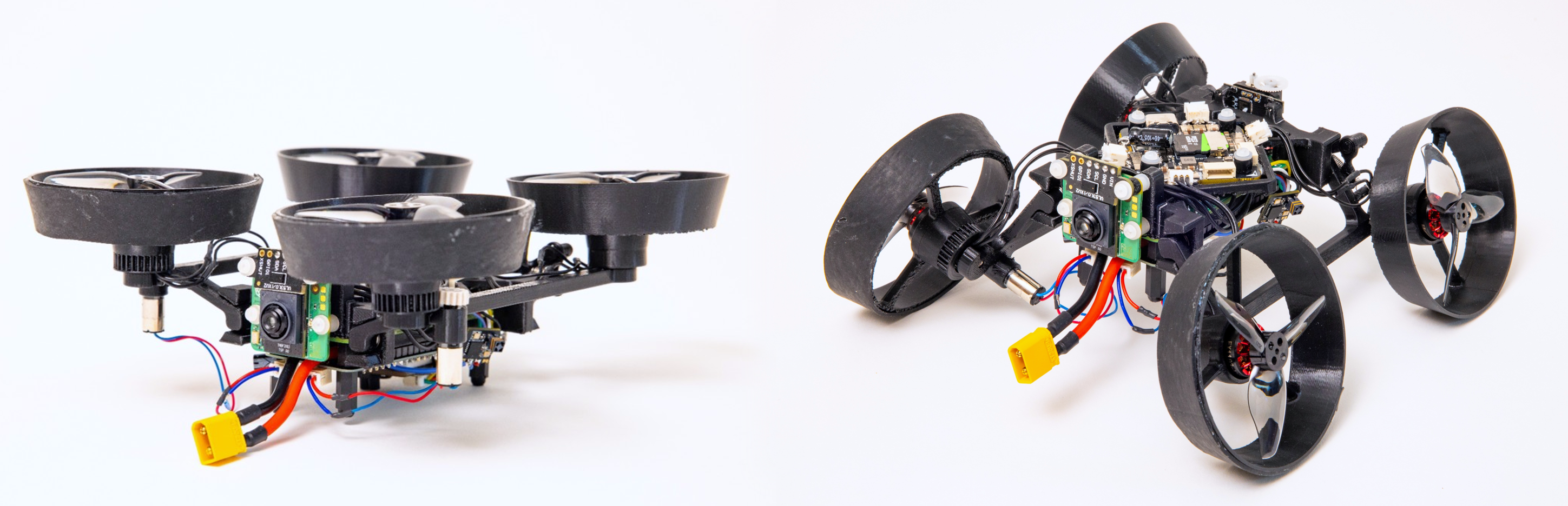 AeRove shown in flight configuration and with guards down as wheels