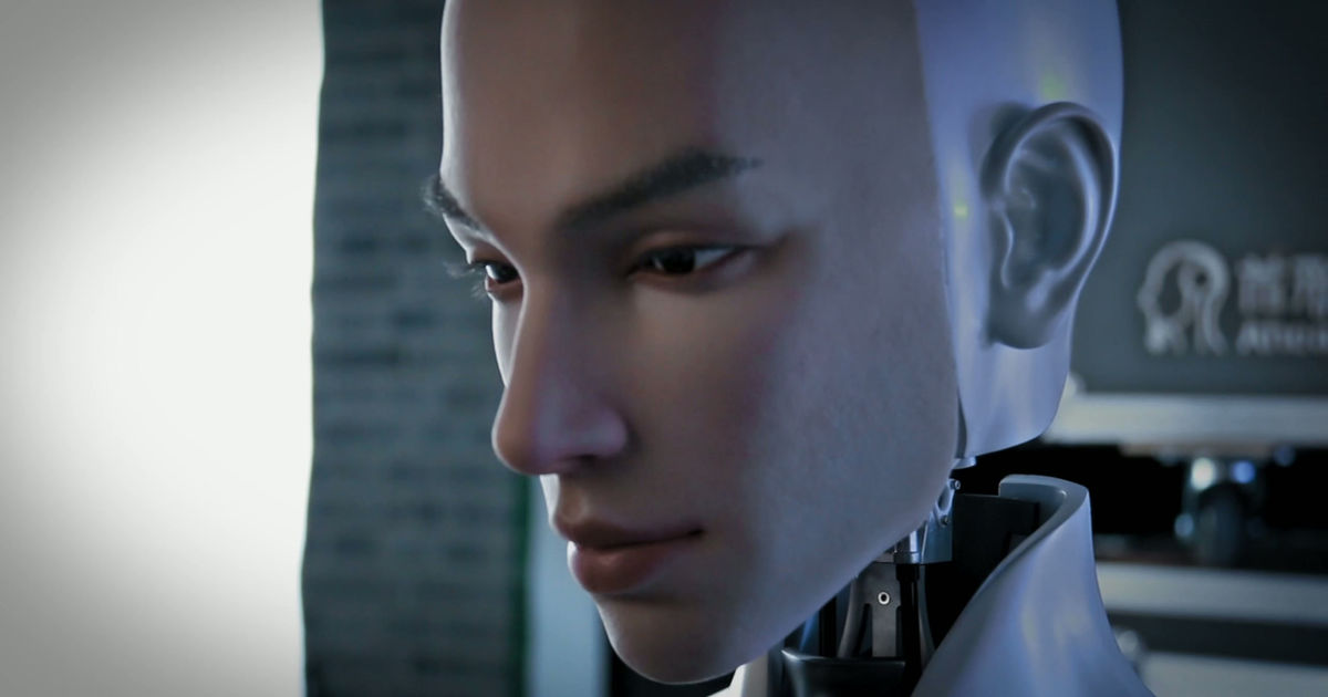 AheadForm expressive humanoid robot head
