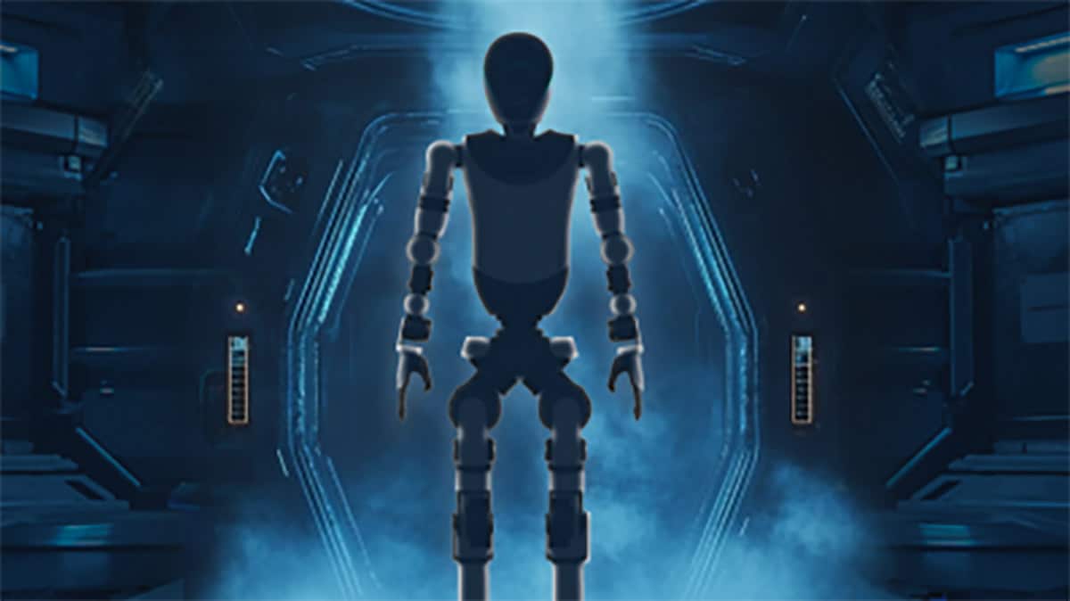 BYD Di Space Zhengzhou teaser poster for a humanoid robot