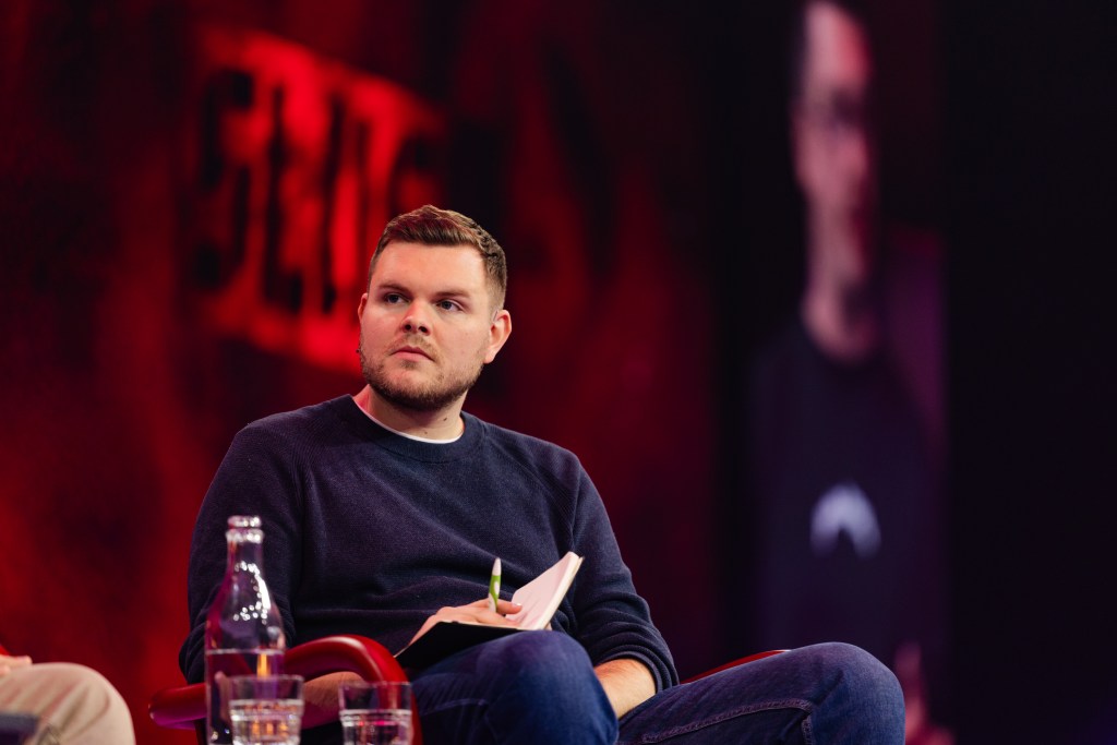 General Intuition CEO Pim de Witte on stage