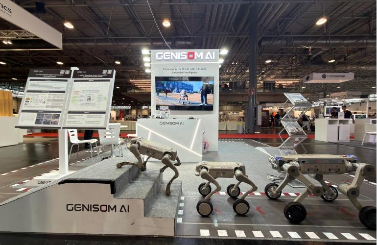 GENISOM AI robotics platform at ICRA