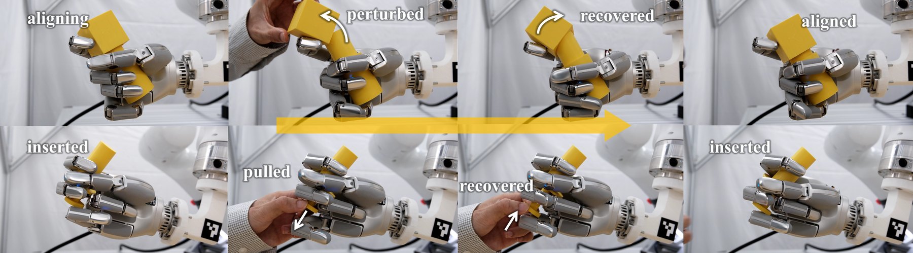 Hand recovering a knocked bottle cap and a pulled syringe plunger