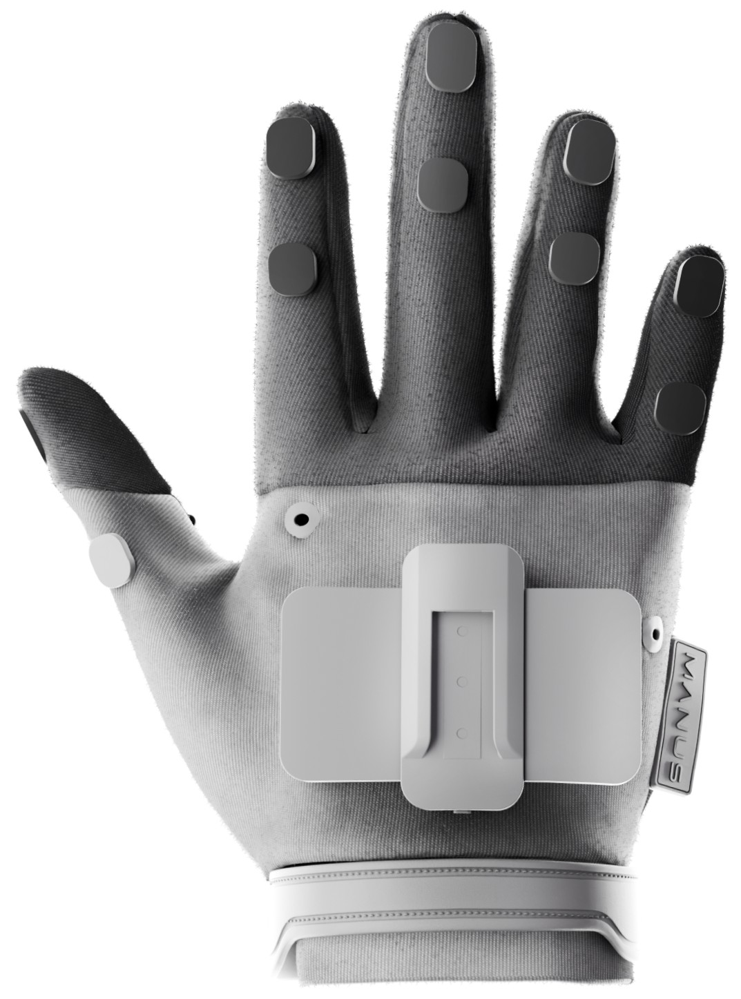 MANUS Metagloves Pro Haptic glove with fingertip pads and a detachable top module