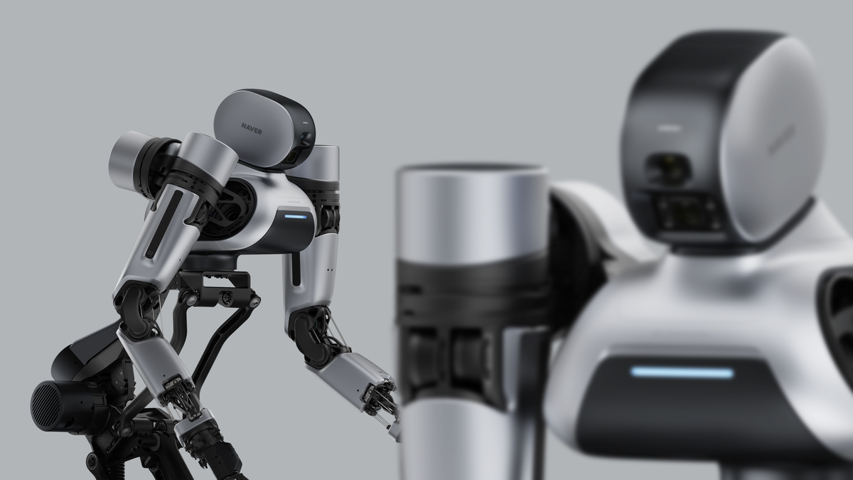 Naver humanoid-style robot and service robot