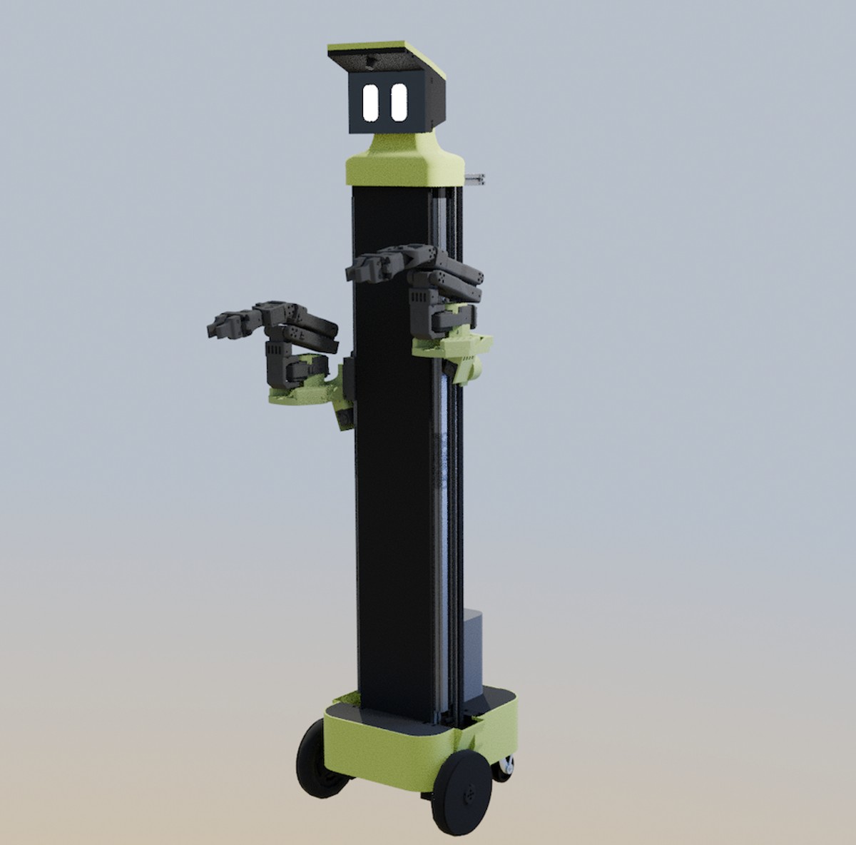 Nori L2 Grande taller wheeled dual-arm robot