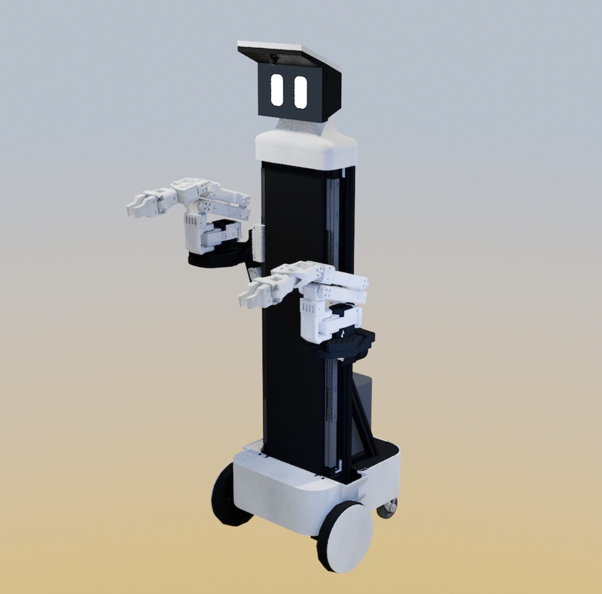 Nori L2 wheeled bimanual home robot product shot