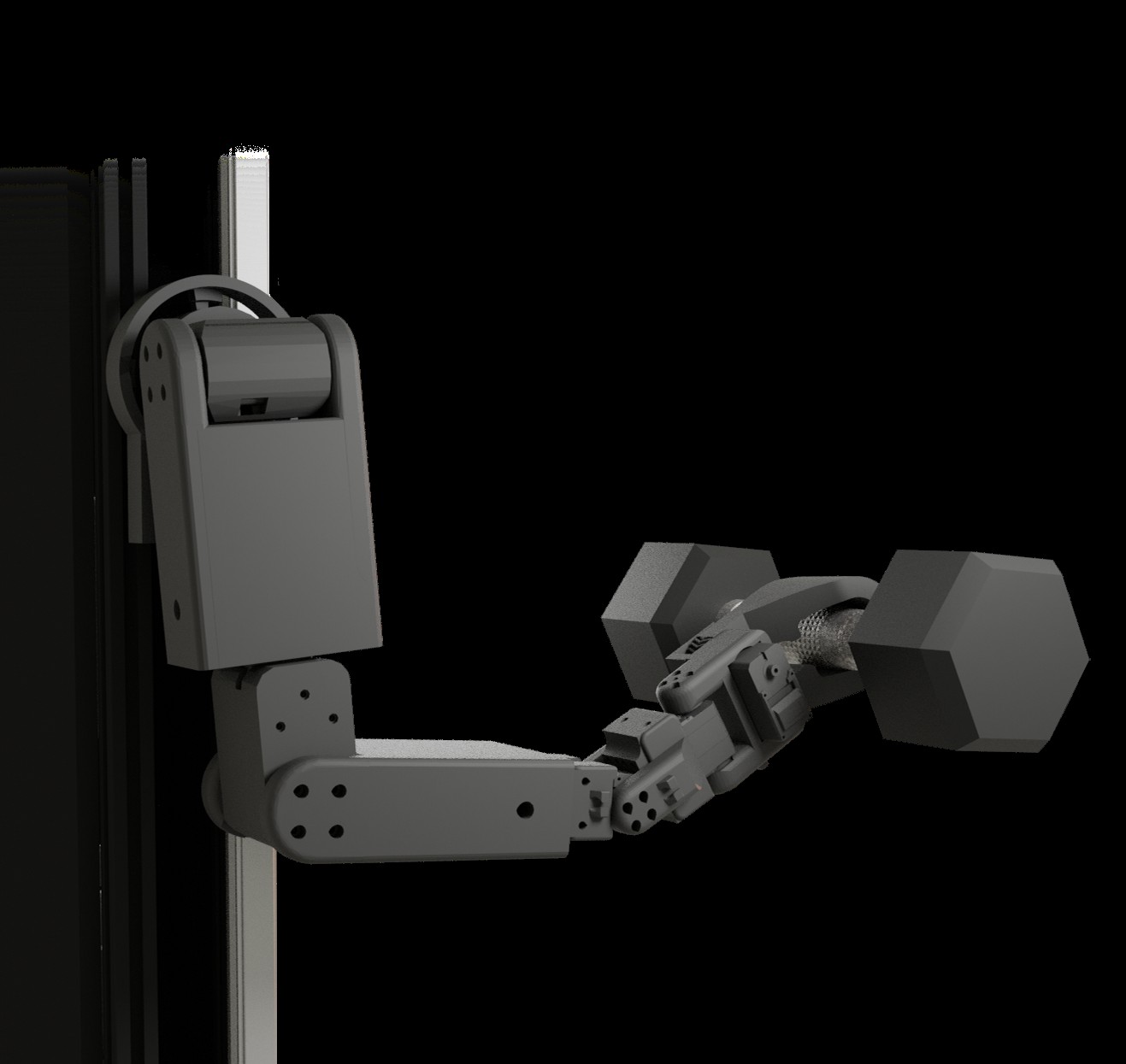 Close-up product graphic of Nori dual arms