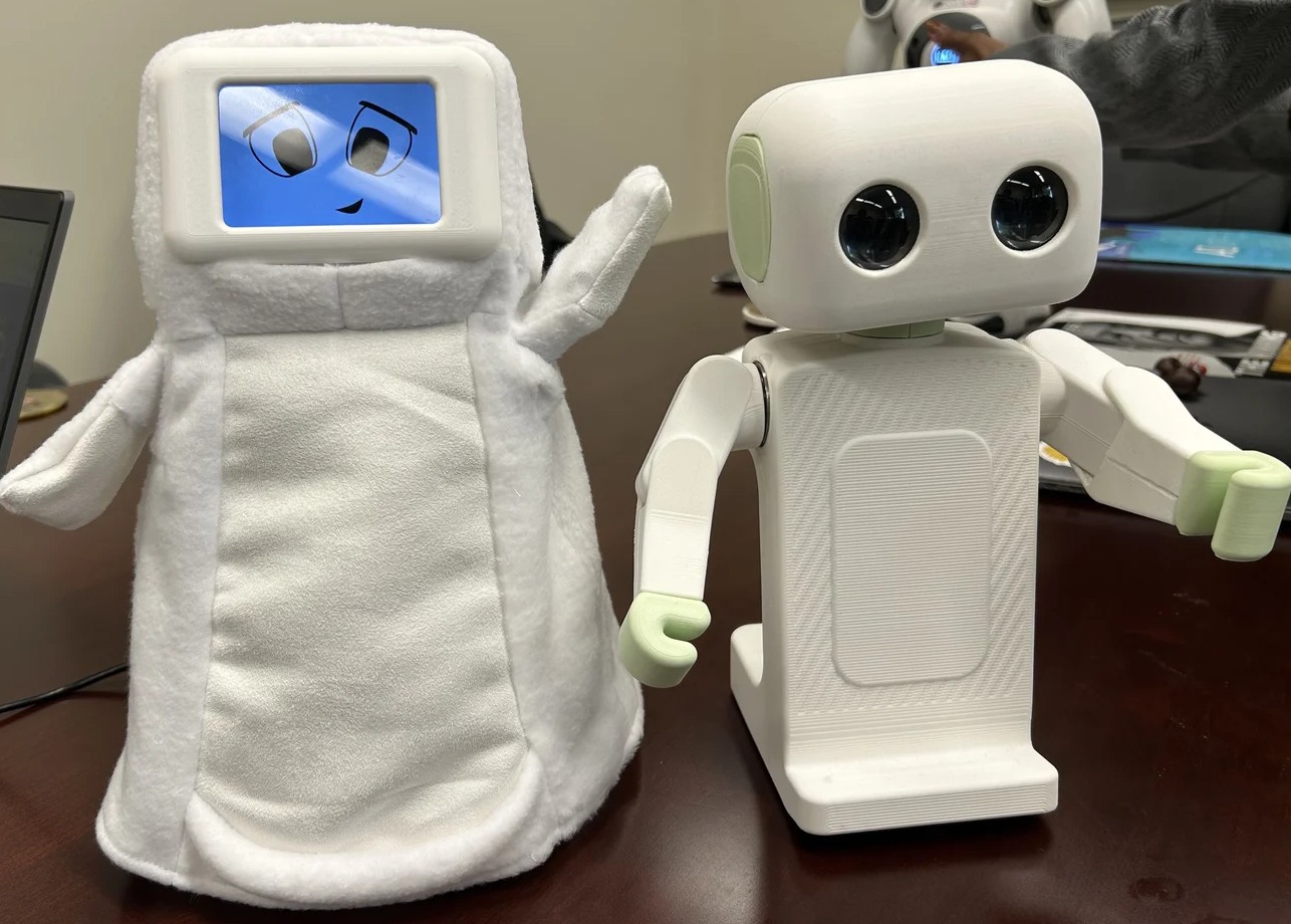 Early prototype and production THRIVE humanoid robot