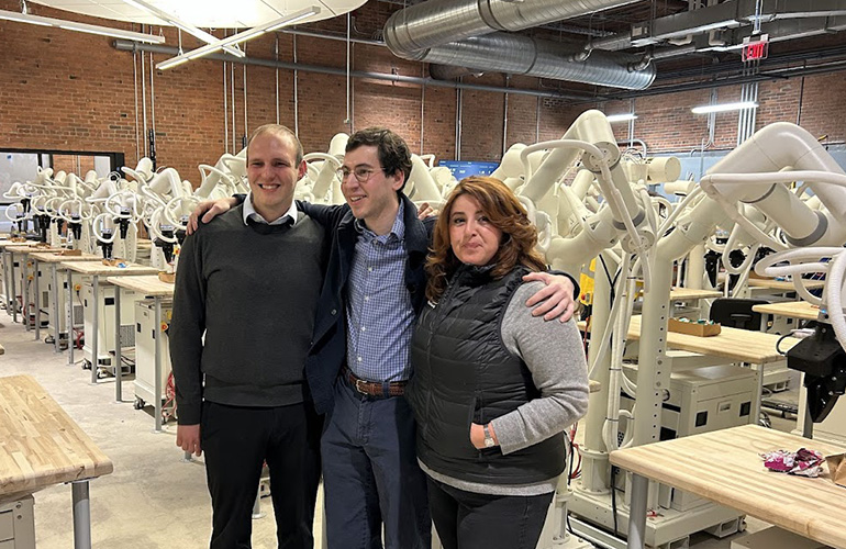 Tutor Intelligence leadership at the Digital Factory with AWS partner